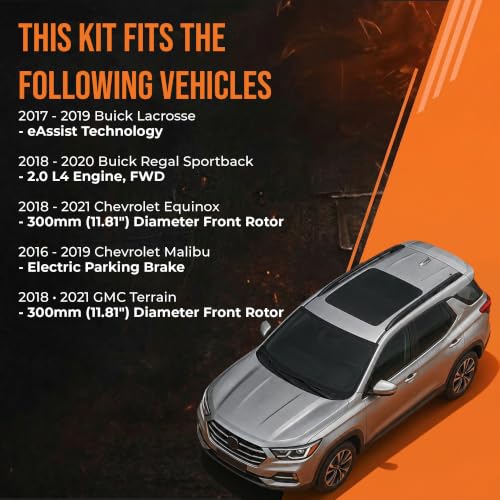 Image of Max Advanced Brakes Front & Rear Brake Kit For Chevrolet Equinox