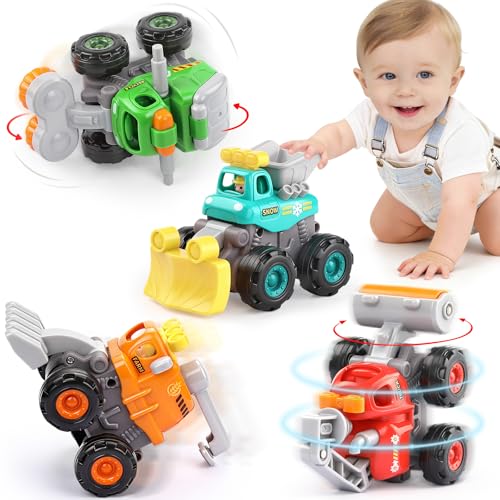 Baby Boy Toys Cars, Push and Go Cars for Kids,
