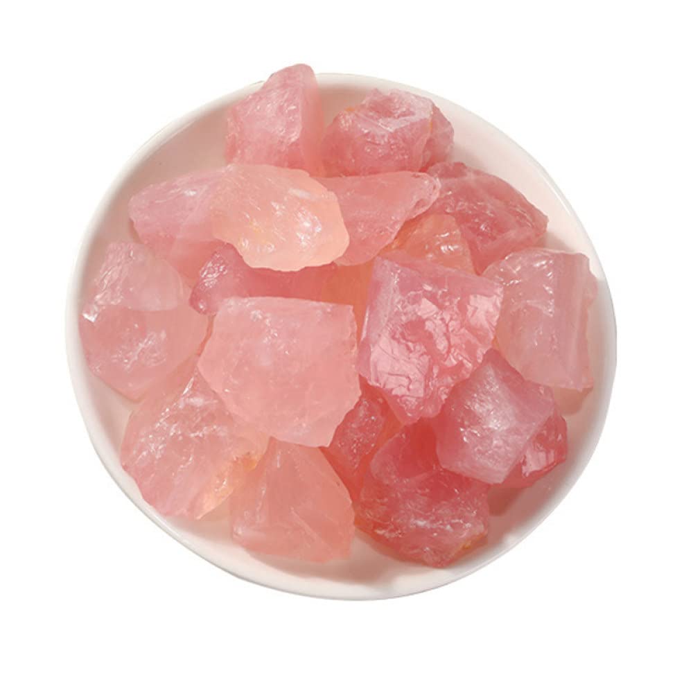 Quartz rose rose de Chine 100g en spécimen minéral de collectionneur