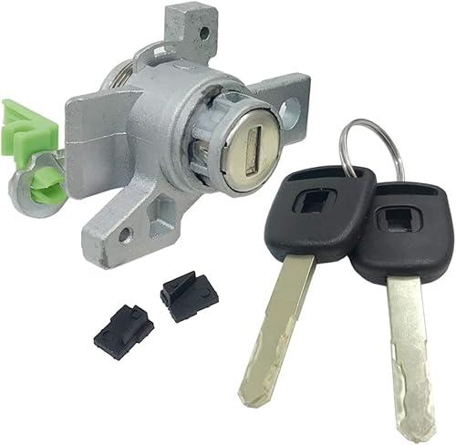 Juego de 1 juego de cilindros para cerradura de puerta con 2 llaves, repuesto para Honda Odyssey 2005-2010 con llave, repuesto para Honda Odyssey