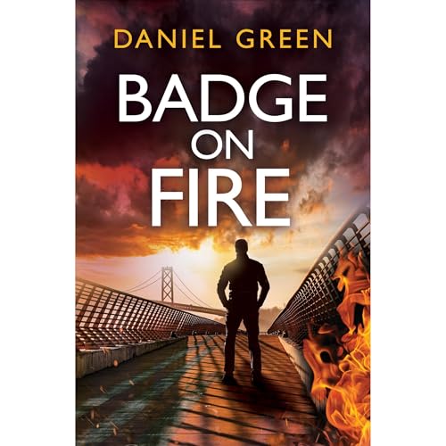 Badge on Fire Audiolibro Por Daniel Green arte de portada