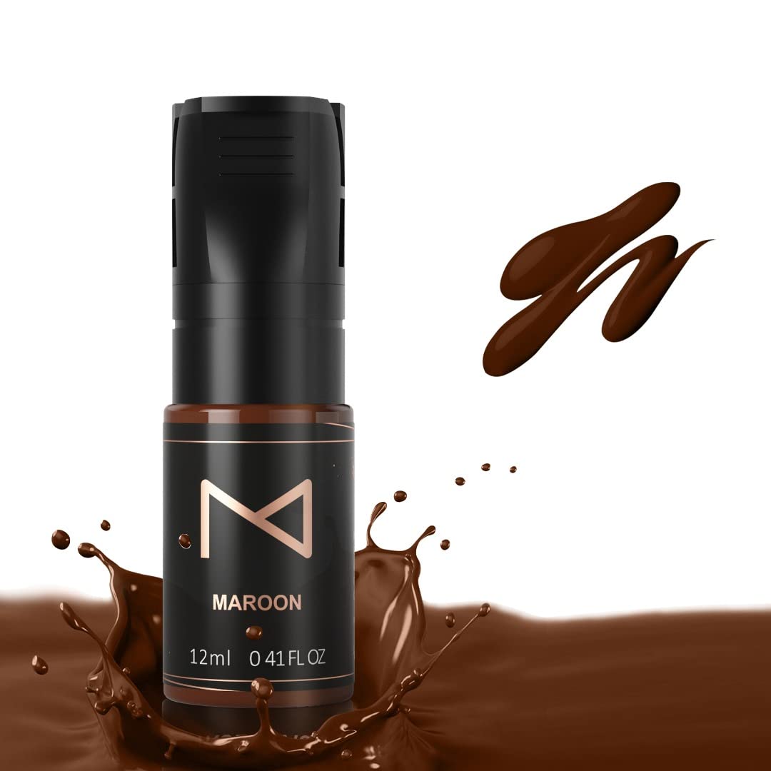 M Cosmetic Liquid Pigment for Eyebrow Powder Brows, Nano Brow, Shading Permanent Makeup, Microblading - Machine Use - No Mixing - for Professionals
