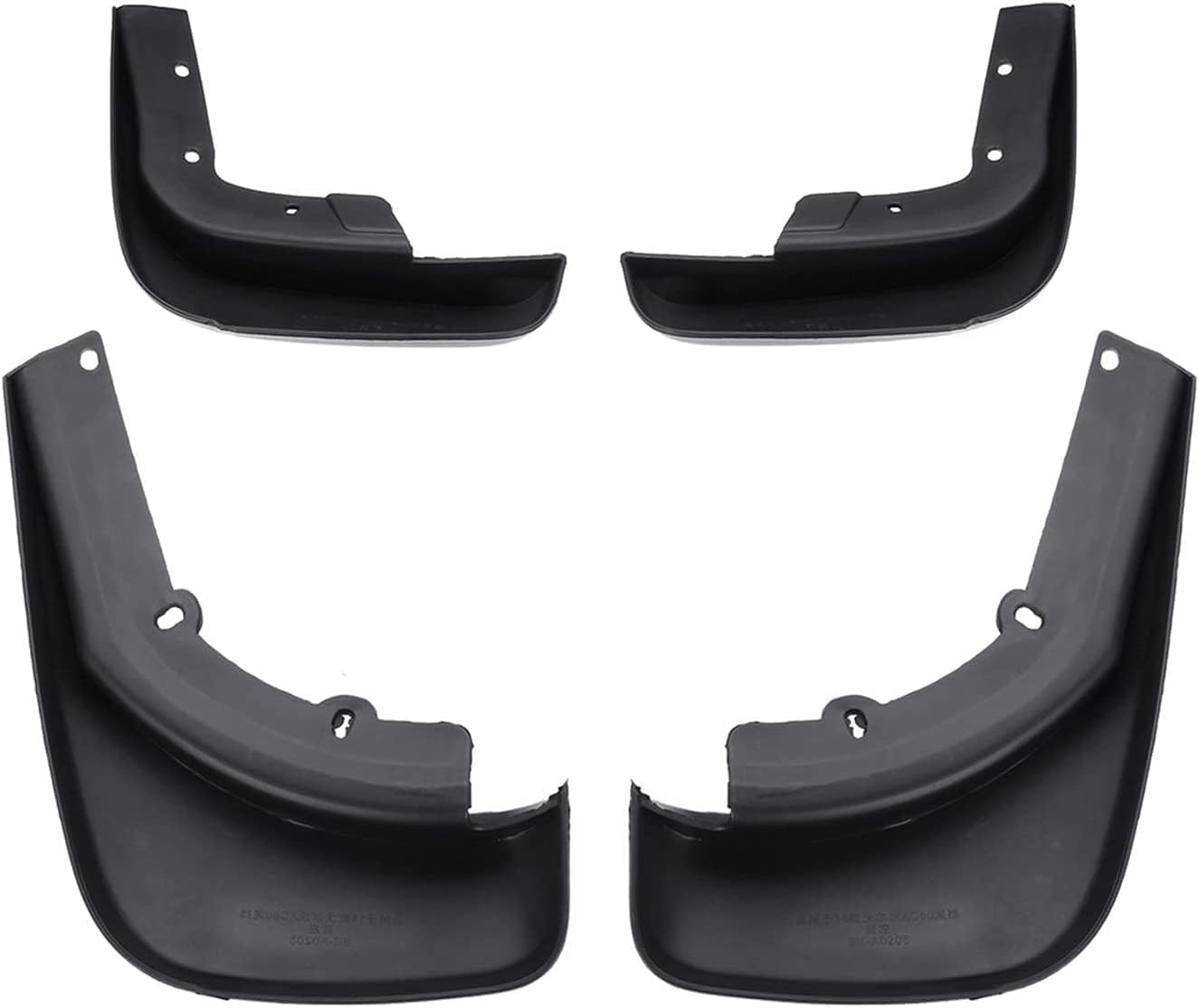 Guardabarros de coche para Volvo XC60 2015 2016: faldillas antibarro contra escombros