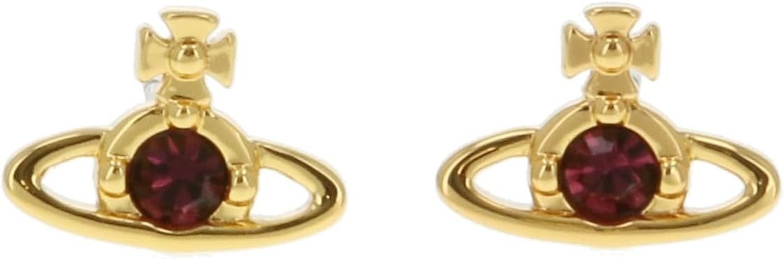 ヴィヴィアン ウエストウッド レディース NANO SOLITAIRE ピアス 62010037/02R550 真鍮 [Parallel Import]