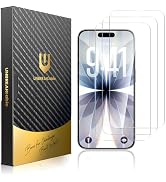 UNBREAKcable for iPhone 17 Screen Protector [Quick-Installation Box] 3-Pack 9H+ Hardness Shatterp...