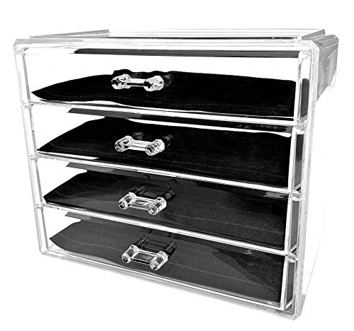 Hqdeal, organizer per cosmetici, con cassetti, in