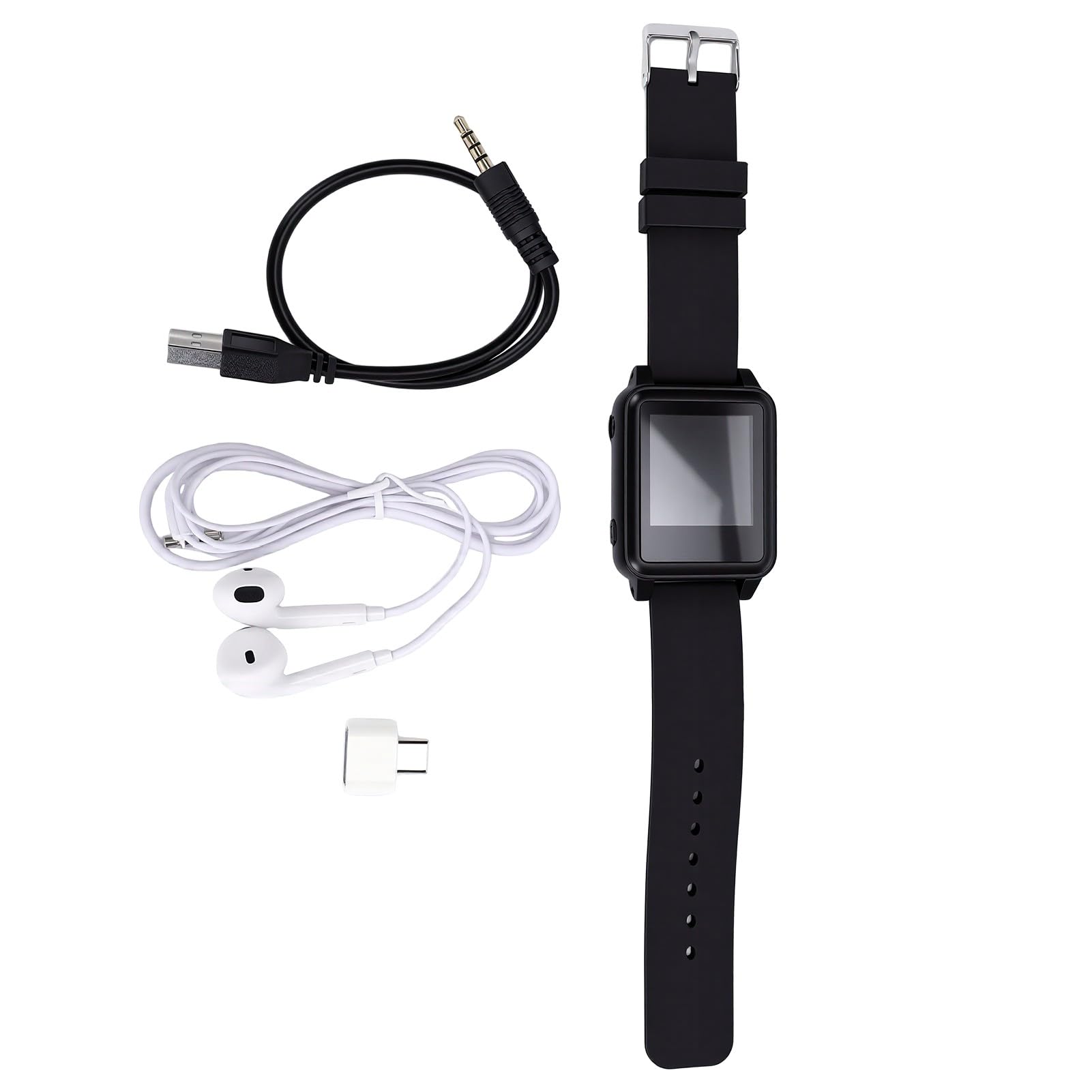 Generic Lettore Bluetooth Orologio Lettore Multifunzionale Portatile da 8 GB con Molteplici modalità a Tema per Studenti e Viaggiatori