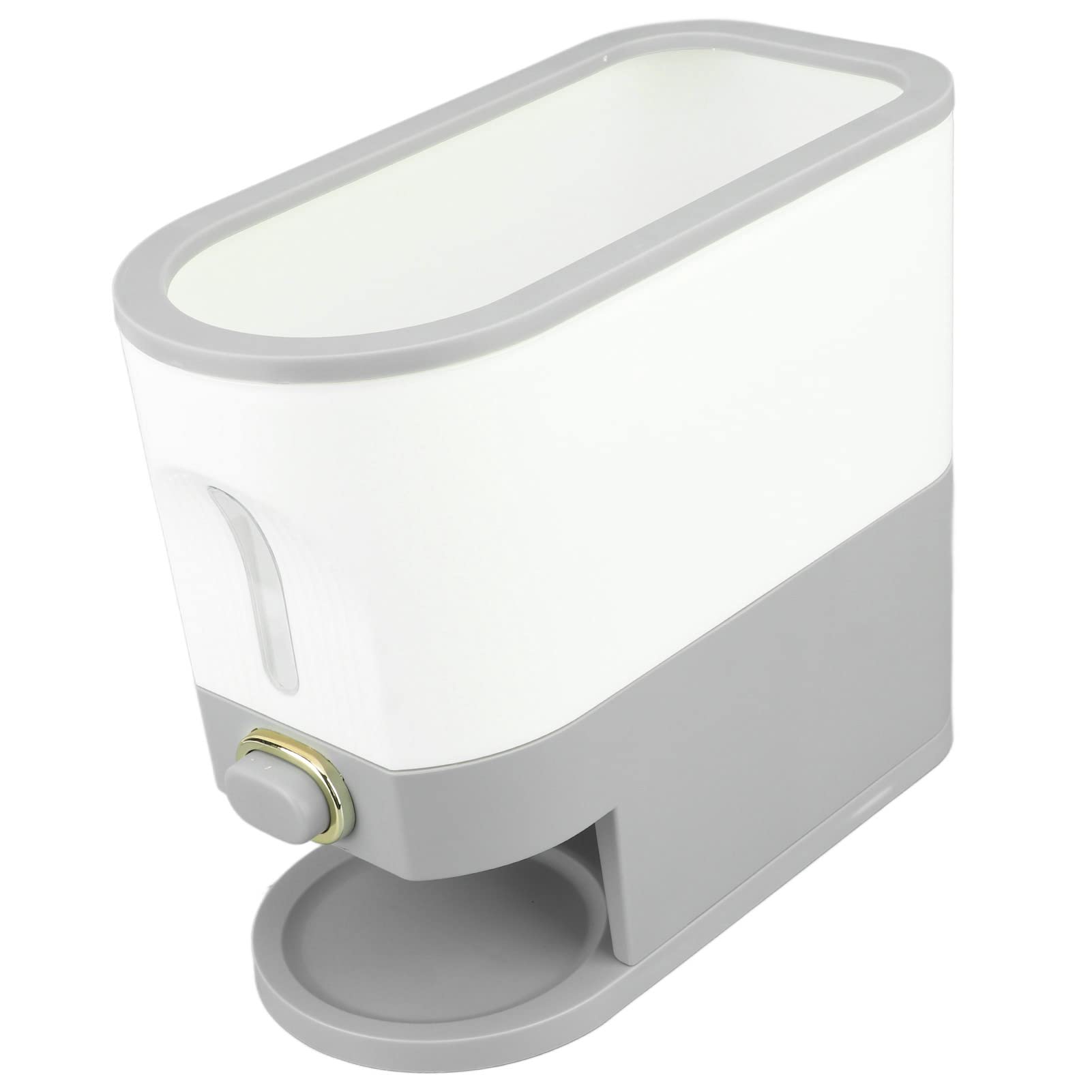 Hidyliu Dispenser di Riso di Grande capacità per con Contenitore per Cereali Trasparente e Misurino in Materiale PP Resistente (Piccola)