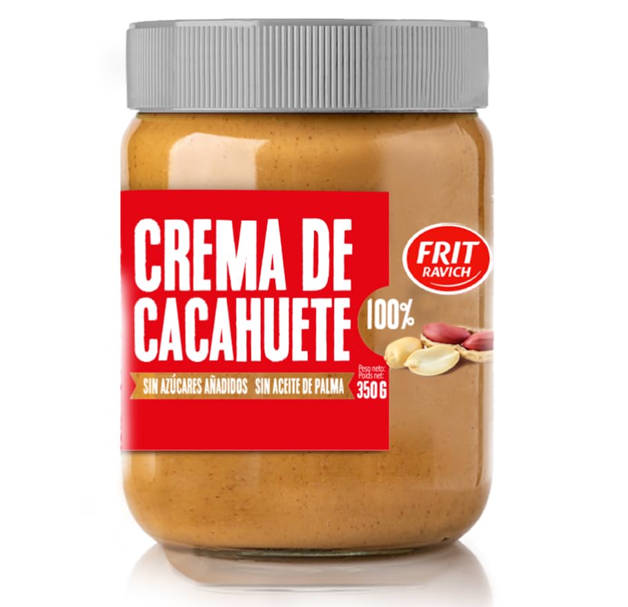 Frit Ravich 100% Erdnussbutter, ohne Zuckerzusatz, ohne Palmöl, 350 g