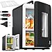 KESSER® 2in1 Mini Kühlschrank Kühlbox 15 Liter Kühl und Heizfunktion Tragbarer AC DC 220-240V/12V Steckdose und Zigarettenanzünder Warmhaltebox Thermobox Auto Büros Zimmer Camping Garten Schwarz
