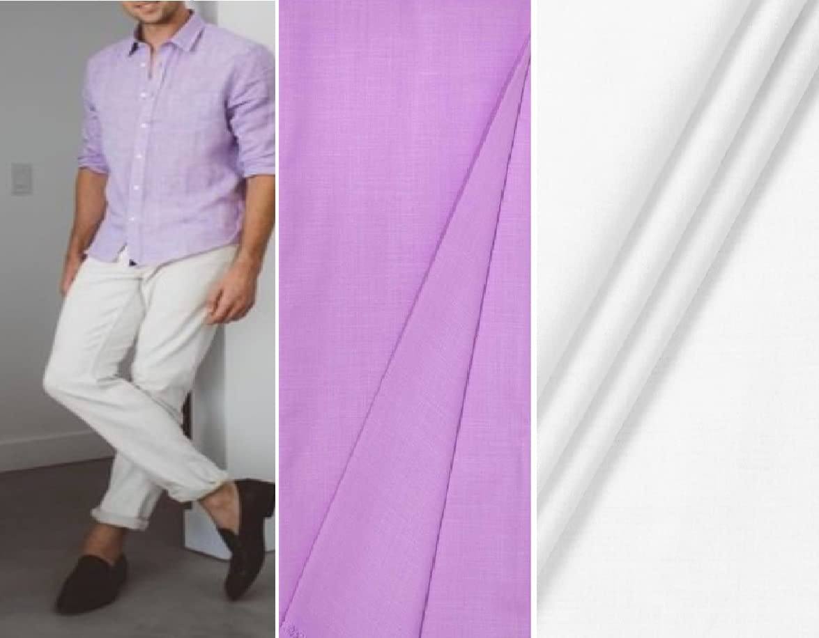 pri & su cottlinns Pri & Su CottLinn Combo fo Cotton sollod Shirt 600082 & Trouser 90060-picture-17