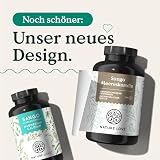 NATURE LOVE® Sango Meereskoralle - 180 Kapseln - Natürliche Quelle für Calcium (20%) und Magnesium (10%) im körpereigenen Verhältnis von 2:1 - laborgeprüft und in Deutschland produziert.