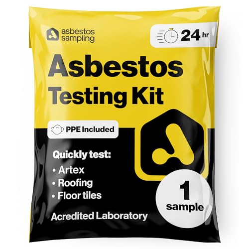 Full Asbestos Testing Kit with PPE Instructions & Prepaid Return (1 Sample with 24hr Results)