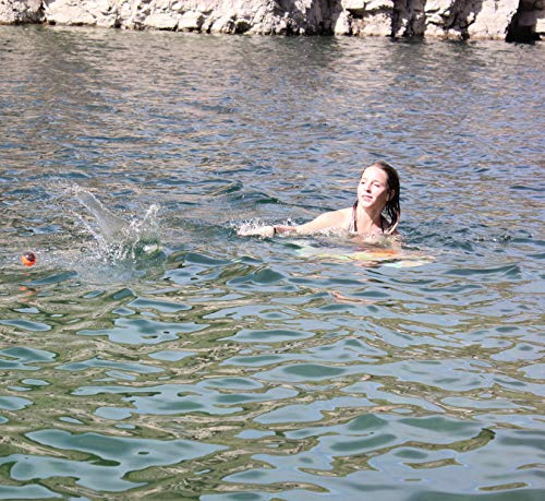 Water Balls Bounce On Water - Pool Ball & Beach Toys For Kids & Adults. Extreme Skipping Fun Games Everyone Will Love. Skip While Swimming & Keep Toddlers / Older Kids Having A Blast (Orange, 2 Pack)… #TOP6