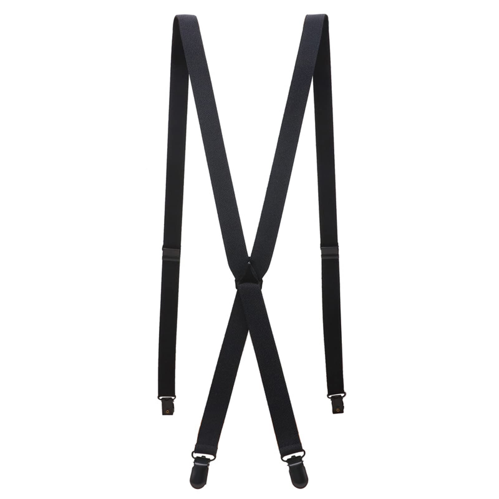 Herren Hosenträger cm Breite Pu-Leder X Zurück Vintage Dünne Unisex-Frauen-Hosenträger, Schwarz