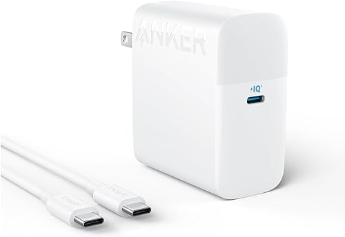 Cargador Anker para MacBook Pro, compacto y plegable de 100W, USB C para MacBook Air, Samsung Galaxy, iPad Pro y más, incluye cable USB C de 5 pies