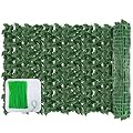 GEIGUIWA 120x40inch Artificial Ivy Privacy Fence Wall Screen, Faux Greenery Backdrop Ivy Vine Leaf Hedges Fence Panels for Patio, Balcony, Garden, Backyard Indoor Outdoor Decor