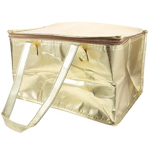 Kichvoe Insulated Food Transport Bag Thick Insulation Tote for Pizza Seafood Design for Picnics Shopping Travel Restaurant Use