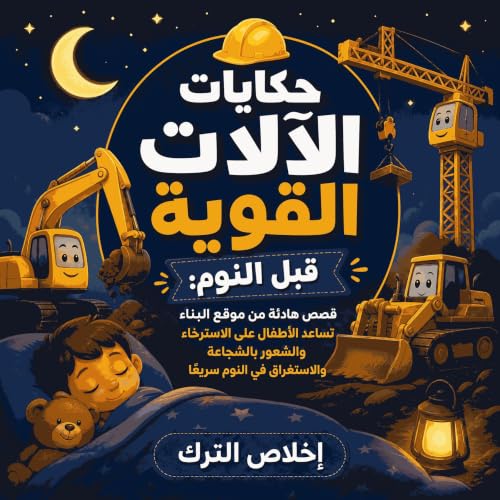 『حكايات الآلات القوية قبل النوم: قصص هادئة من موقع البناء تساعد الأطفال على الاسترخاء والشعور بالشجاعة والاستغراق في النوم سر