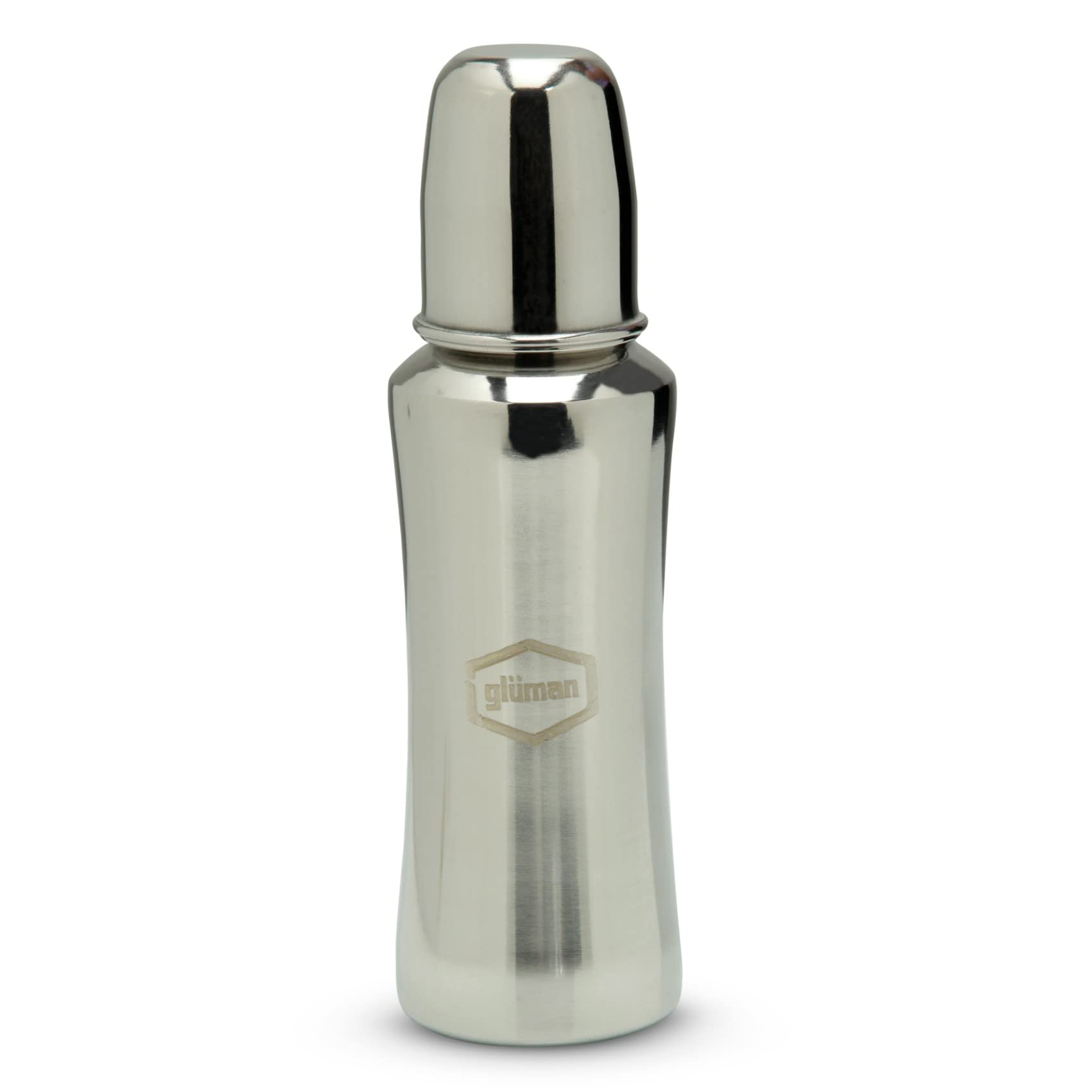 Gluman Grade 304 Stainless Steel Baby Feeding Bottle for Kids Steel Feeding Bottle for Milk and Baby Drinks Zero Percent Plastic No Leakage with Internal ML Marking (280 ML)-picture-28