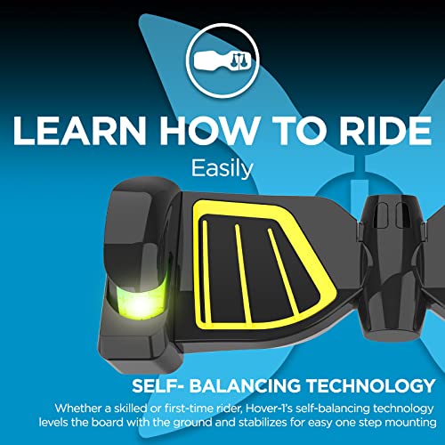 Hover-1 Ranger + Electric Hoverboard, 9Mph Top Speed, 9 Mile Range, Long Lasting Li-Ion Battery, 4Hr Full Charge, Built-In Bluetooth Speaker, Rider Modes: Beginner To Expert, Black #TOP1