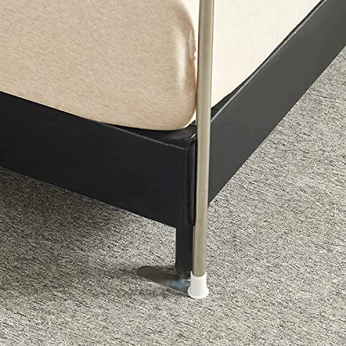 Stainless Steel Canopy Bed Frame, Mosquito Net With Bed Bracket Four Poster Frame For Double/Complete/Queen/California King/King Size Bed (Color : 16Mm, Size : 120X200Cm) #TOP4