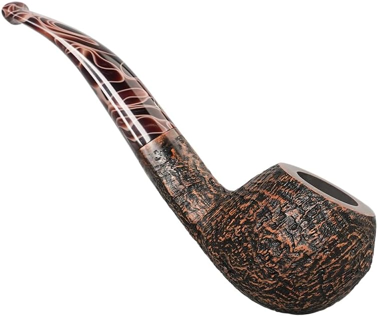 MUXIANG Briar Tobacco Pipe Material Fit 9mm Filters Handcraft Design