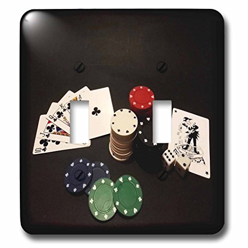 Interrupteur double à bascule poker pour remplacer les plaques blanches