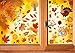 Adesivi Decorazioni Autunno per Fnestra Foglie Autunnali Vetrofanie Ringraziamento Addobbi Adesivi Rimovibile Stickers Finestra Decorazioni di Feste Autunnali Decals Party Decor