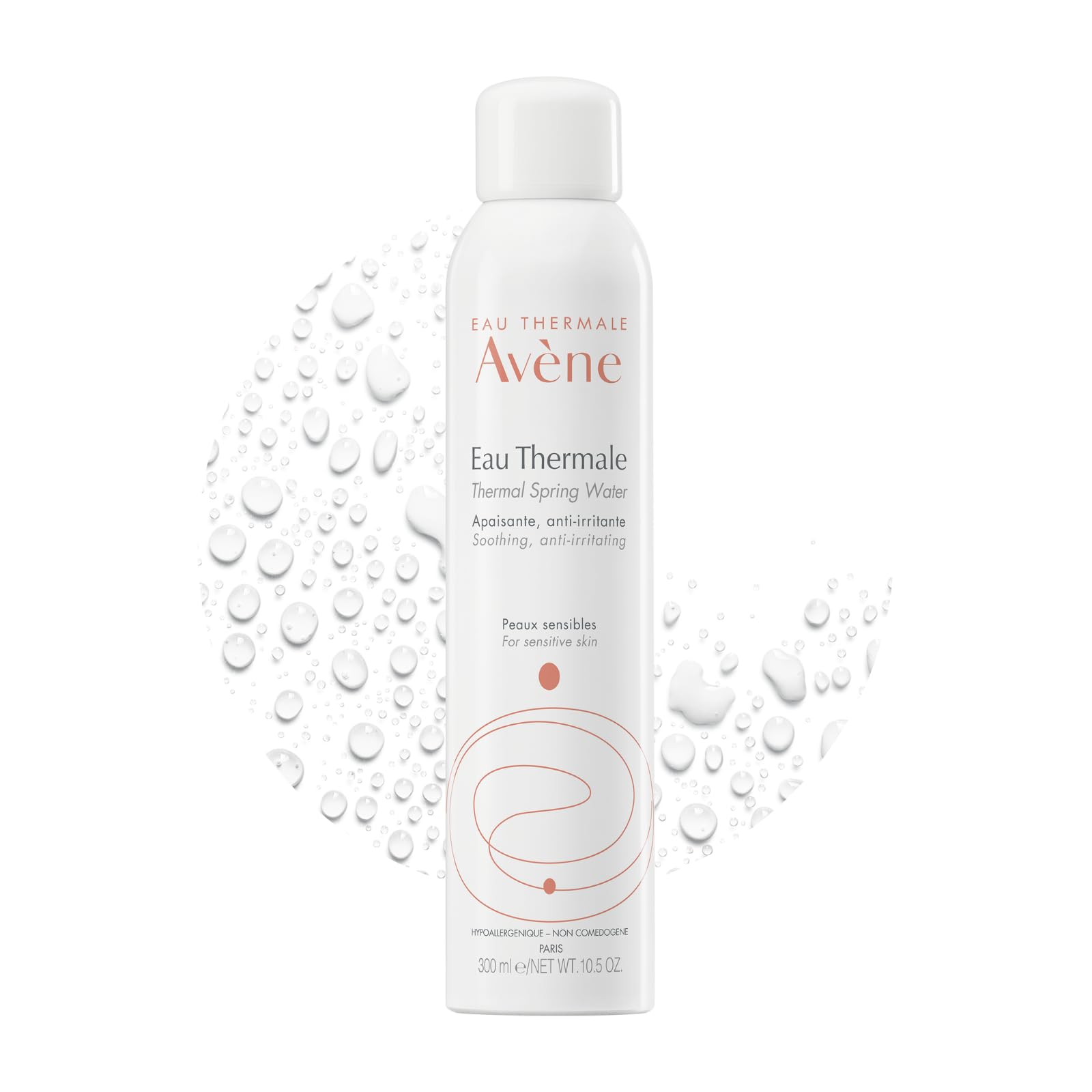 Avène Thermal Spring Water, Soothing Calming Facial Mist Spray for Sensitive Skin, Soothes, Softens + Calms Skin, Formulated with Mineral & Biological Properties 10.1 Oz