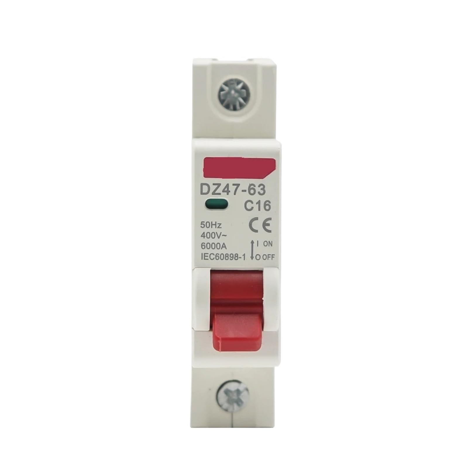 Protector de circuito contra sobrecarga DZ47 tipo C para riel Din de 400V 7