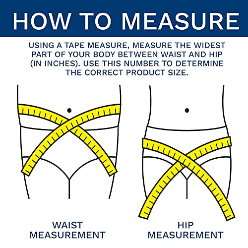 Egosan Maxi Incontinence Disposable Adult Diaper Brief Maximum Absorbency and Adjustable Tabs for Men and Women (Medium Case, 60-Count)