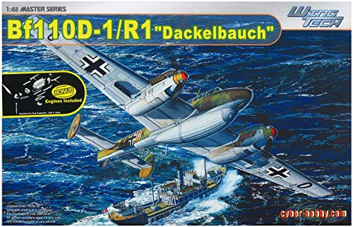 1/48 Messerschmitt Bf-110D-1/R1 "Dackelbauch" #TOP3
