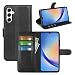 Produktbild betterfon Klapphülle für Samsung Galaxy A35 5G (Schwarz) - Handyhülle PU Leder - Schutzhülle mit Magnetverschluss/Kartenfächer- Hülle für Samsung Galaxy A35 5G