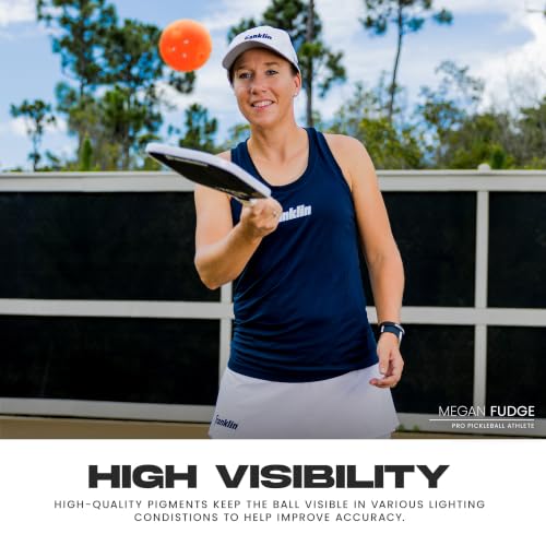 Image of Franklin Sports X-40 USAPA Approved Tournament Pickleballs - 12 Pack - Neon