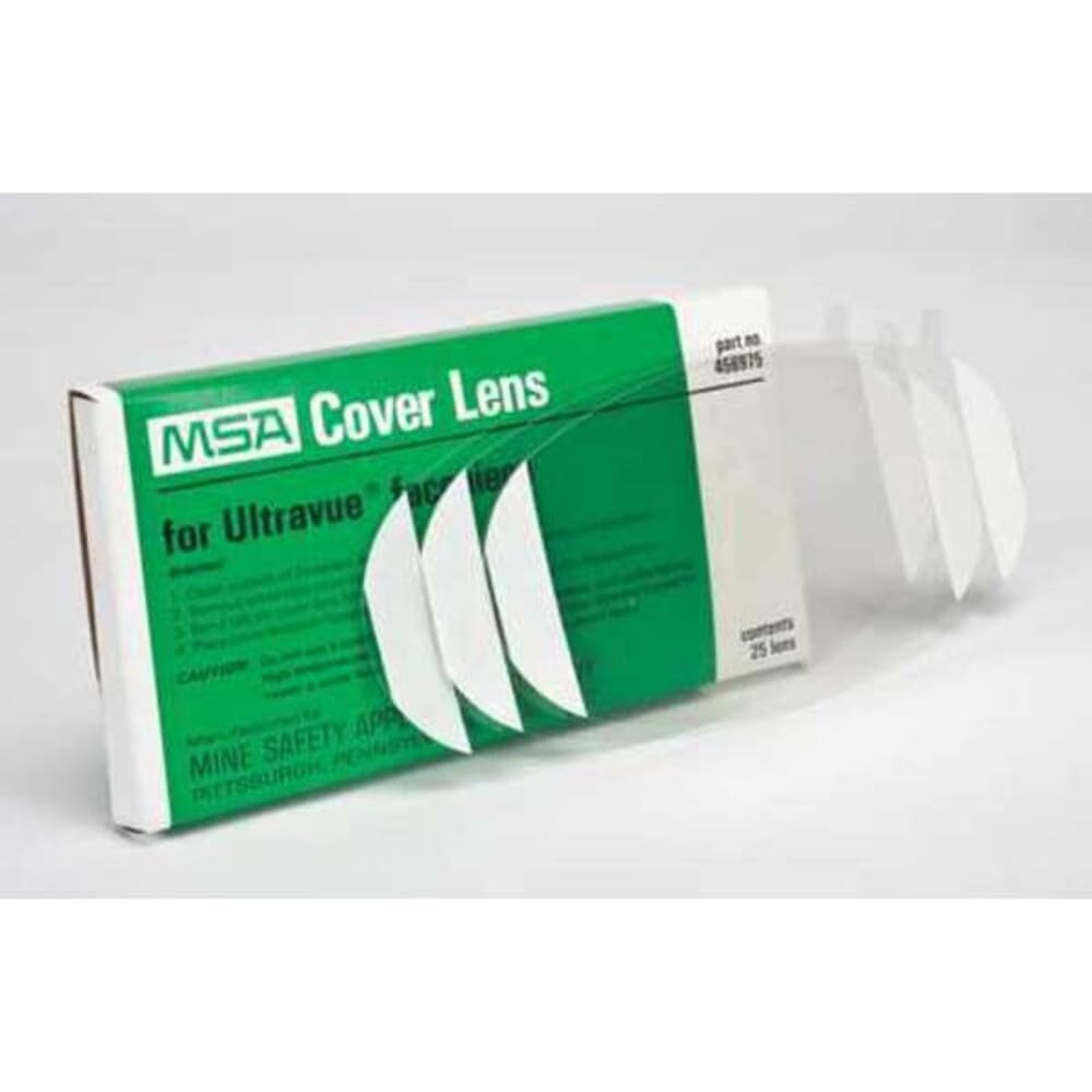 MSA 456975 - Juego de lentes (25 unidades), transparente