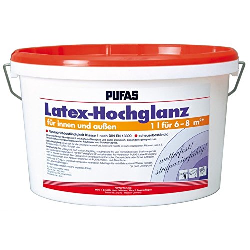 Preisvergleich Produktbild Pufas Latex Hochglanz 5,000 L