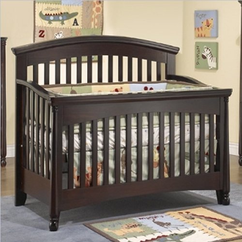 Sorelle Isabella Combo Hutch, Espresso Changing Tables