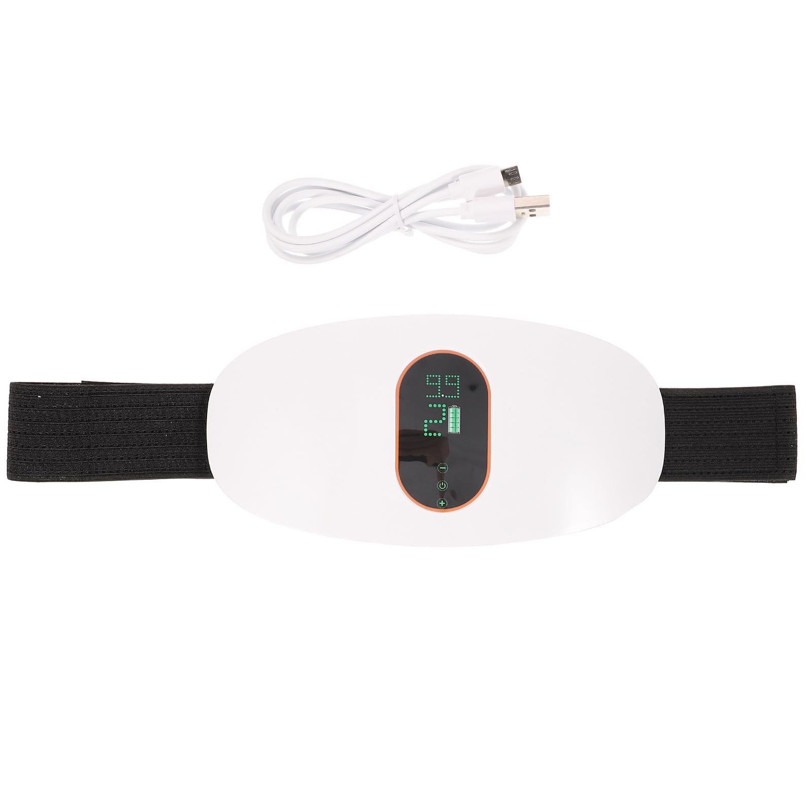 PACKOVE Cinturón Abdominal Portátil Vibración Multifunción, Material Abs, Color Claro, para Reducción de Cintura y Cuidado Corporal en Casa, Práctico para Salud y Fitness