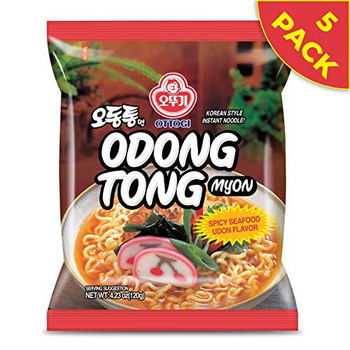 Ottogi Odongtong Noodles, Seafood, 4.23 Ounce