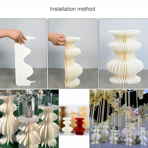 Support de fleurs de décoration de mariage avec panneau acrylique pour stabiliser vos centres de table - 6