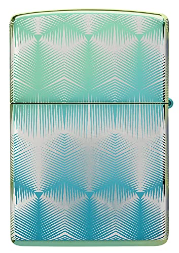 Encendedor Zippo Azul brillante diseño 360 miniatura 4