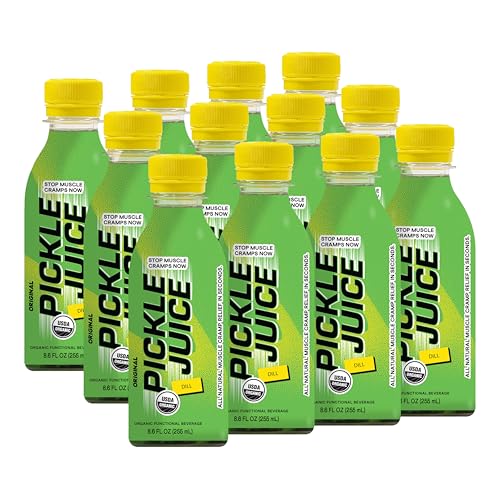 Pickle Juice 8.6 oz – Clinically Proven to Stop Muscle Cramps Fast – Original Strength Cramp...