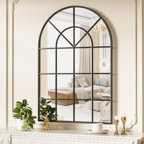 Amazon.com: Suidia Arched Wall Mirror, 30" x40" Window Decorative ...