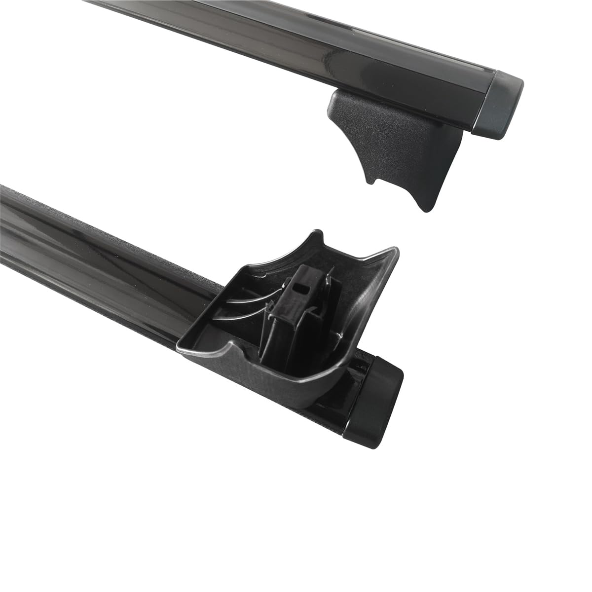 para Jeep Compass Barras de Techo, Rieles Portaequipajes para 2005-2021, Fit Coches con Rieles Aleación de Aluminio Capacidad de Carga de 180kg, con Herramientas de Instalación,2005-2010