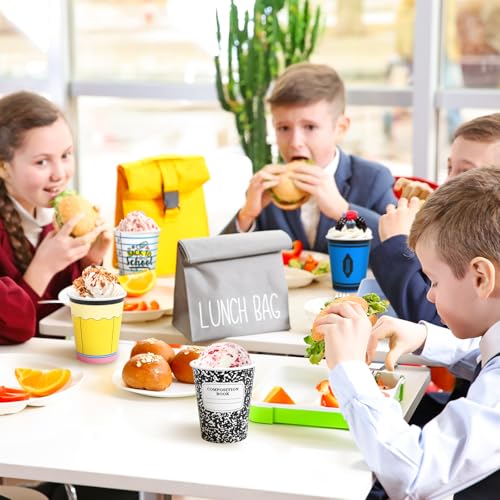 Gobelets jetables Rentrée Scolaire 255g rigides pour boissons chaudes - 6