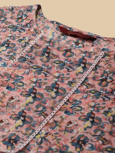 Image of FABNEX Kurta Set for Women | Women Kurta Pant Set |Cotton Blend Regular Women Kurti with Dupatta (Mix Kurta Set 2)
