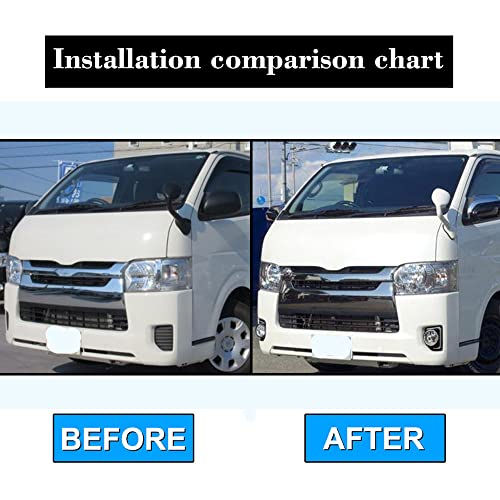 VGETTING Daytime Running Light For Toyota Hiace 2014-2018 Fog Light Replacement Halogen Lamp For Hiace Amber Turn Signal Lamps + White LED Light by VGETTING - Used condition - Image 7