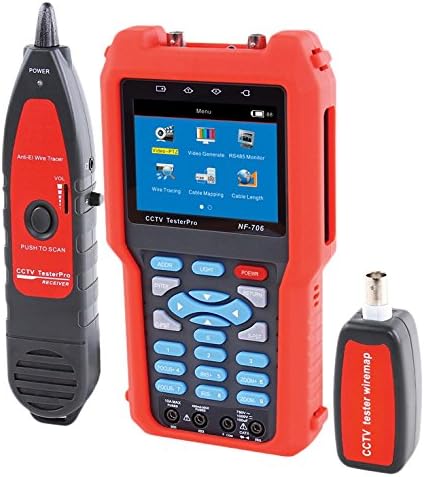 Noyafa NF-706 CCTV Cable Tester with Analog and Cvbs Signal, Automatically Adapts and displays The Video Format
