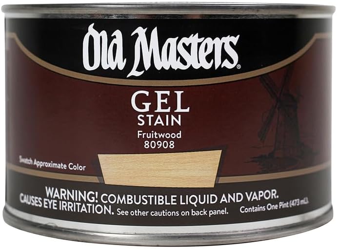 Old Masters Fruitwood Gel Stain 1 pt.